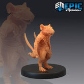 Rat Warrior 3D-printed model